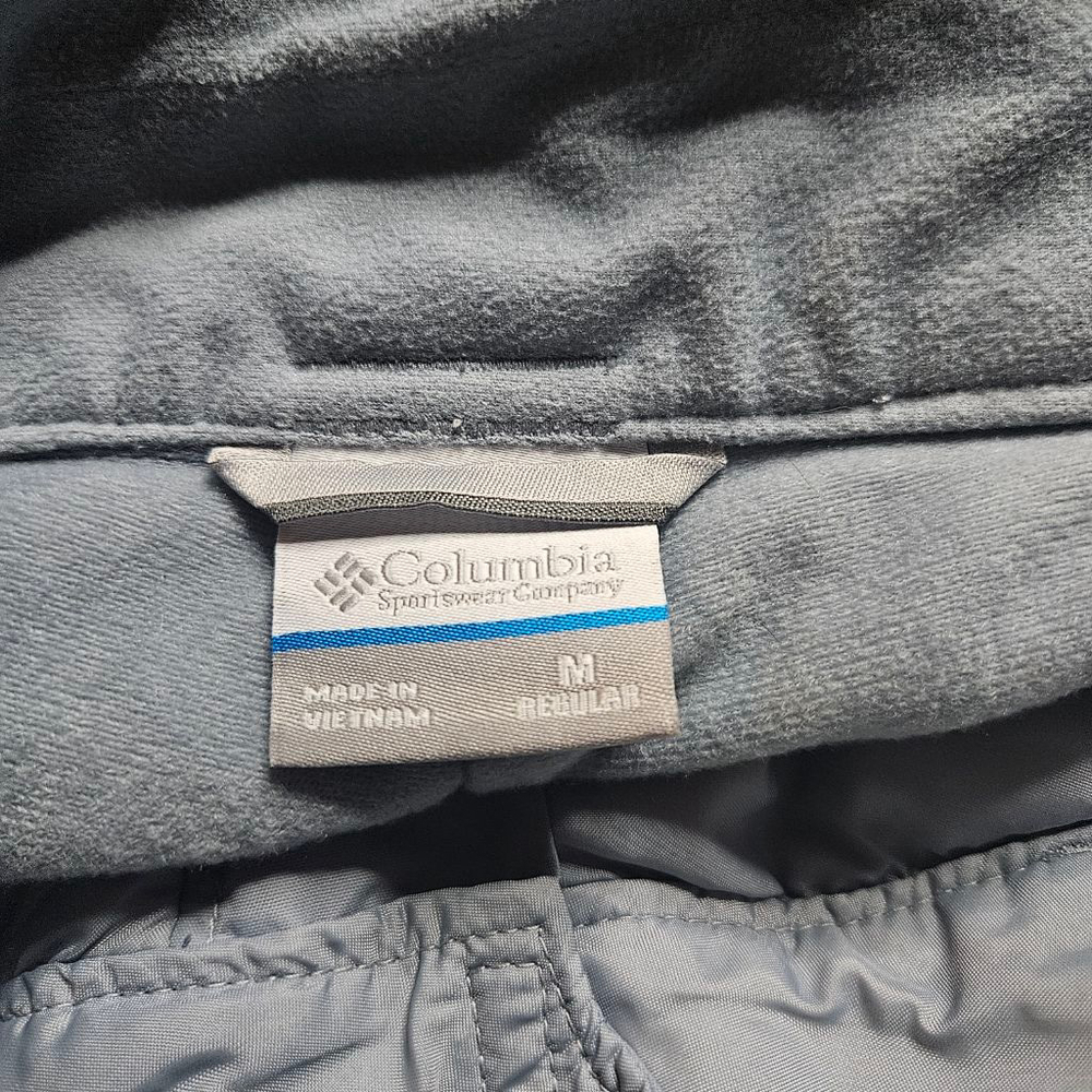 Columbia Omni-tech Medium Light Gray Snow Pants Ski Pants Waterproof Insulated - Picture 6 of 7